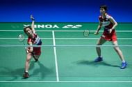 Yuki Fukushima (in action) and Sayaka Hirota